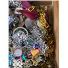 Image 3 : Unique Vintage Wood Box w/Lot Of Misc. Jewelry,Lot Of Earrings