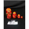 Image 1 : Vintage Hand Painted Russian 4 Pc Nesting Dolls