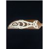 Image 2 : First Nations Small Wooden Painted Paddle Pair