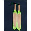 Image 3 : First Nations Small Wooden Painted Paddle Pair