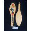 Image 1 : First Nations Small Wooden Painted Paddle Pair