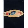 Image 2 : First Nations Small Wooden Painted Paddle Pair