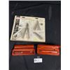 Image 1 : Unopened 4 Pc Multi Function Tool Kit + BC Lottery Pen in Wooden Case, etc