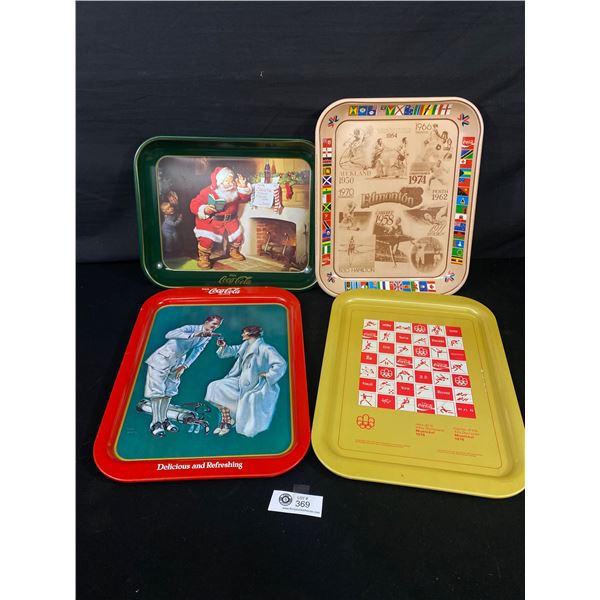 Nice Lot of Vintage Coca Cola Serving Trays