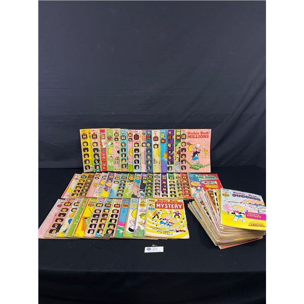 Large Lot of Vintage Richie Rich Comics