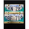 Image 2 : Lot of Vintage License Plates and Diecast Cars