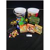 Image 1 : Misc Collectible Lot of Figures and Little Big Books