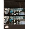 Image 2 : 2 6pc Regencuy Made in Italy Crystal Glasses