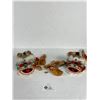 Image 1 : 2 Vintage Wooden Asian Decorative Masks + Mini Clogs from Holland
