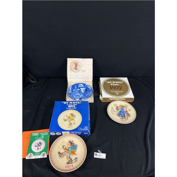 Lot of 3 Goebel Hummel Collector Plates in Boxes