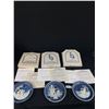 Image 1 : Lot of 3 Vintage Bradford Exchange Cameo Collectors Plates in Box