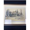 Image 2 : 2 Vintage Framed 20 x 16" Signed Pencil Drawings of Chilliwack Buildings