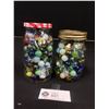 Image 1 : 2 Jars Full of Vintage Marbles