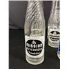 Image 2 : Large Lot of Vintage Collectible Pop Bottles, Blue and Black Mission Beverages