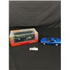Image 1 : 2  1/24 scale Diecast Cars, Corvet and Jaguar, One Still in Box