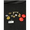 Image 1 : Nice Collectible Lot of Vintage Military Pins and 2 Coke Buttons