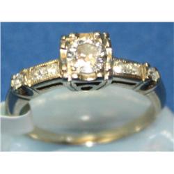1/3Ctw Diamond Solitaire Vintage Ladies Ring