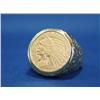 Image 1 : Men's Gold 37 Gram Coin Ring