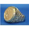 Image 2 : Men's Gold 37 Gram Coin Ring