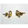 Image 1 : 14K Yellow Gold Nugget Ear Rings