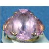 Image 1 : 7.00Ctw AAA Oval & Half Moon Amethyst Ring