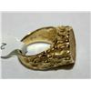 Image 2 : 10K yellow Gold Ring W/22K Peso