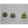 Image 1 : 2.00Ctw AAA Colombian Emerald & Diamond Set
