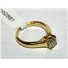 Image 1 : 14K Yellow Gold & Solitaire Diamond Ring