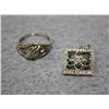 Image 1 : Diamond Ladies Band & Designer Flower Diamond Pend