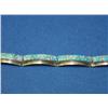 Image 2 : Sterling & Channel Bracelet Set Opaline Stone