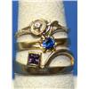 Image 1 : AAA Chatham Sapphires,Amethyst & Diamond Ladies Ri