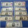 Image 1 : Assortment U.S Paper Money Blue,Red,Green Seal