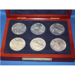 U.S Silver Eagle Dollars Proof Uncirculated in Box