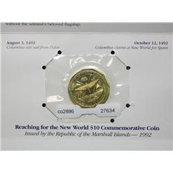 1992 Columbus 500 Year Anniversary Coin