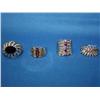 Image 1 : 4 Rhodium Plated Costume Rings