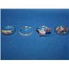 Image 1 : 4 Rhodium Plated Costume Rings