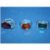 Image 1 : 3 Rhodium Plated Costume Rings