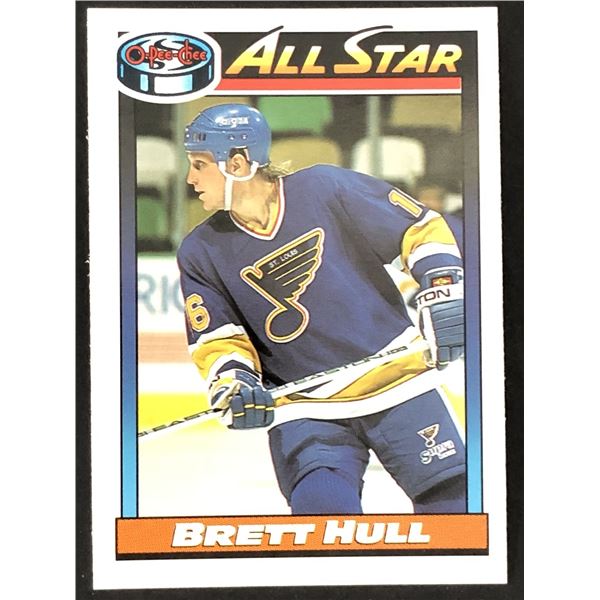 1991-92 O-PEE-CHEE Brett Hull AS (HOF)