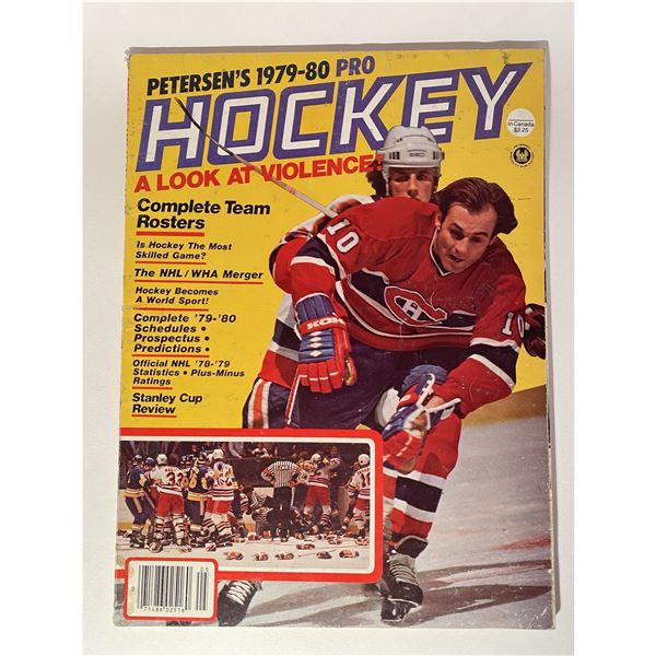 1979-80 Petersen's NHL Yearbook, Lafleur/Bossy cover