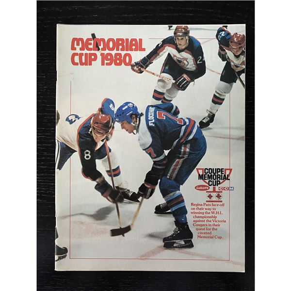 1980 Memorial Cup game program