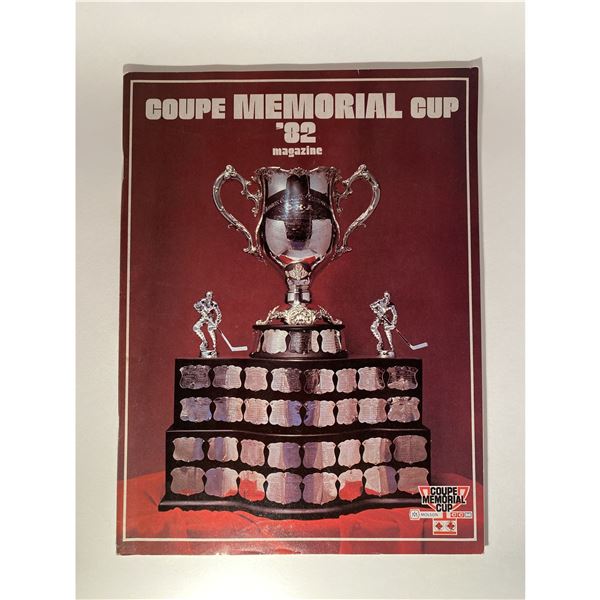 1982 Memorial Cup game program