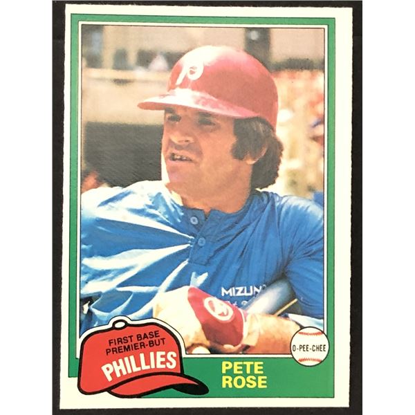 1981 O-PEE-CHEE Pete Rose