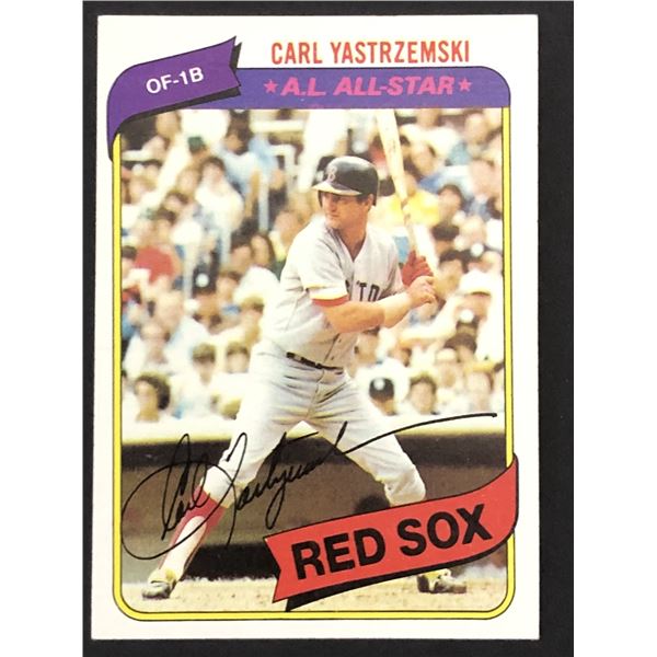 1980 TOPPS Carl Yastrzemski (HOF)