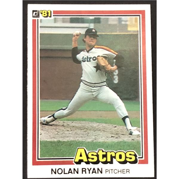 1981 DONRUSS Nolan Ryan (HOF)