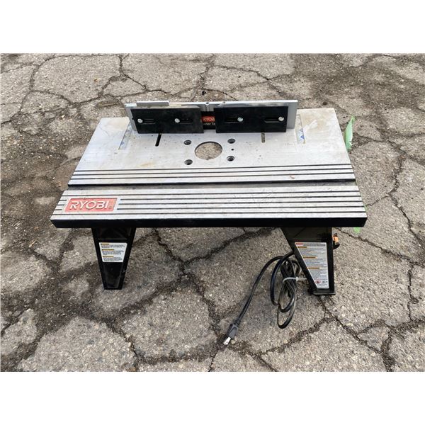 Ryobi router table