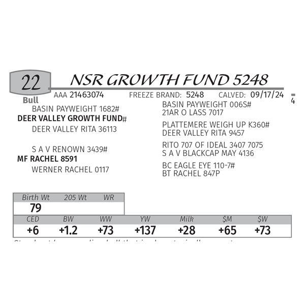 NSR GROWTH FUND 5248