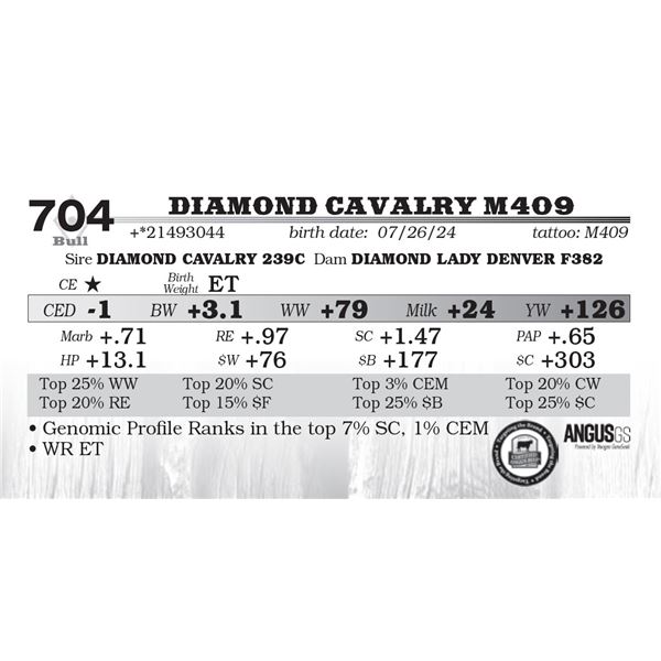 Diamond Cavalry M409