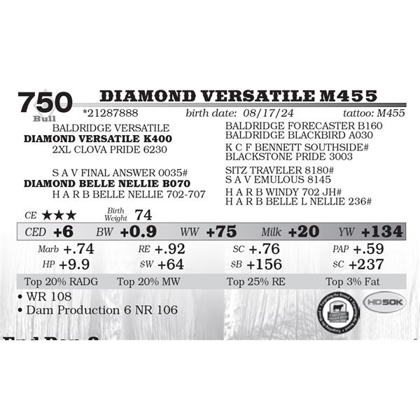 Diamond Versatile M455