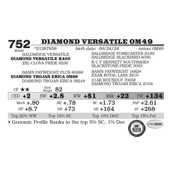 Diamond Versatile 0M49