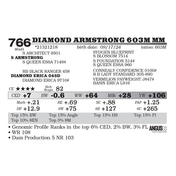 Diamond Armstrong 603M MM